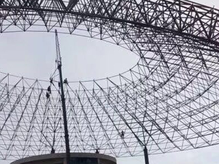 韩城篮球馆球形网架厂家价格